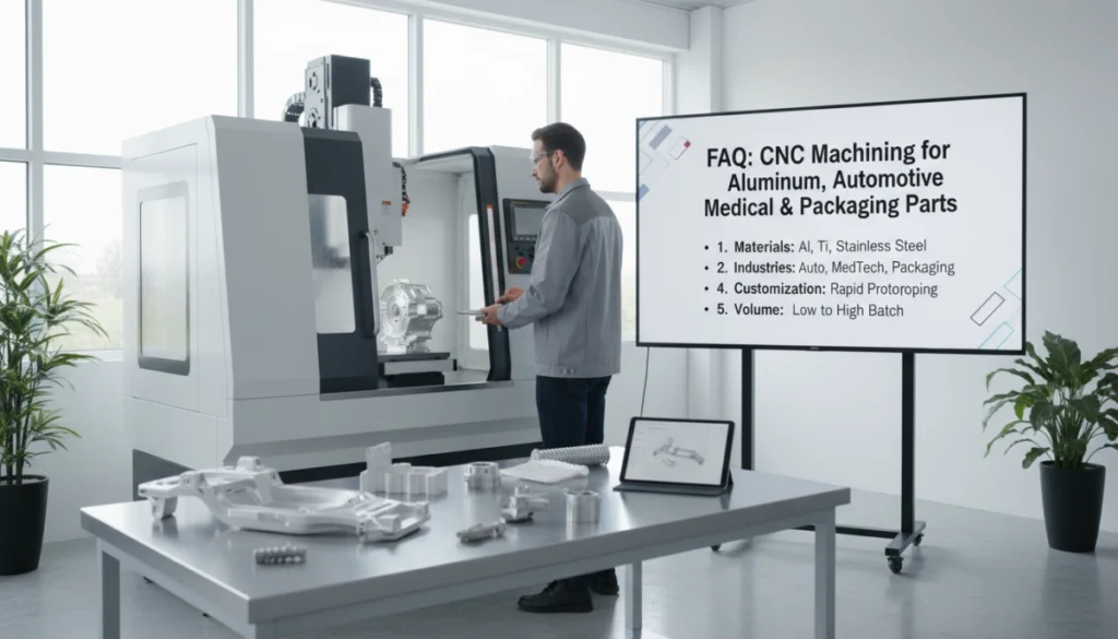 FAQ CNC obrábění pro hliníkové automobilové a lékařské díly 1