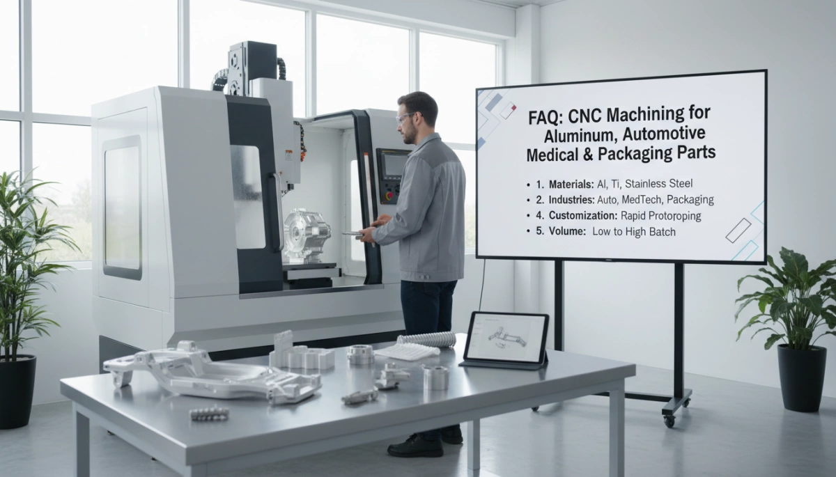 Perguntas Frequentes sobre usinagem CNC para alumínio automotivo, médico 1