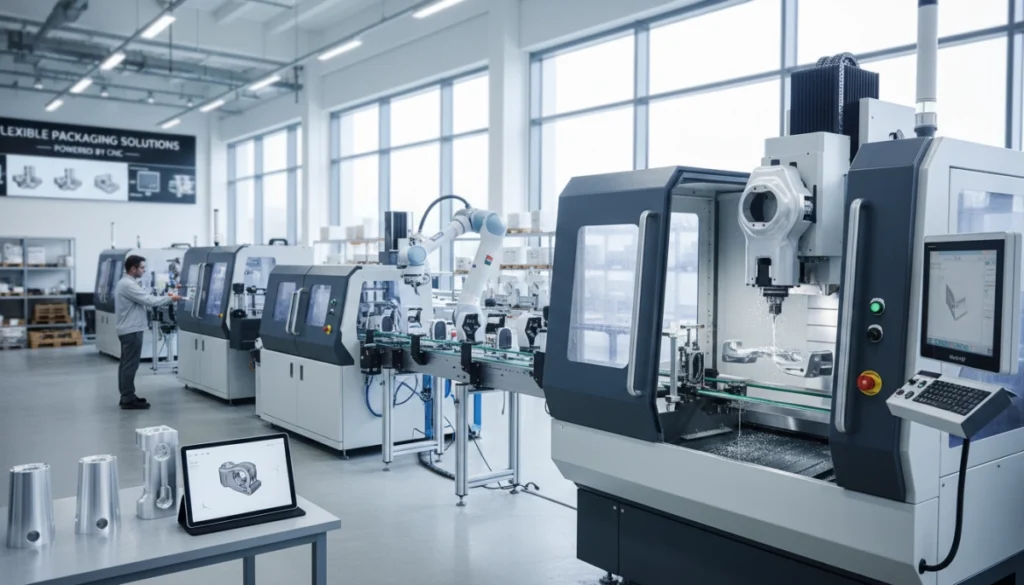 How CNC machining improves flexibility of packagin