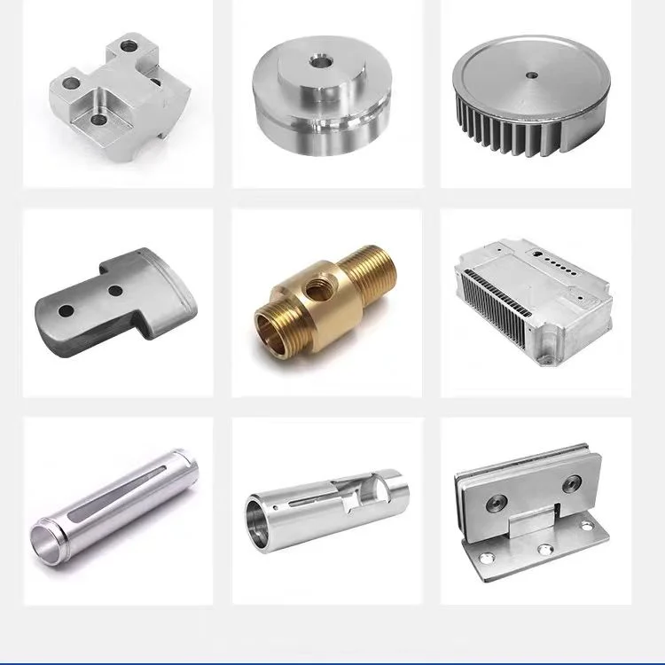 Batch of shiny metal CNC aerospace parts