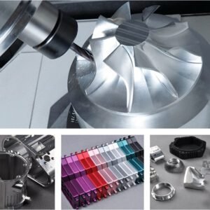 表面処理を施した高精度CNC加工部品