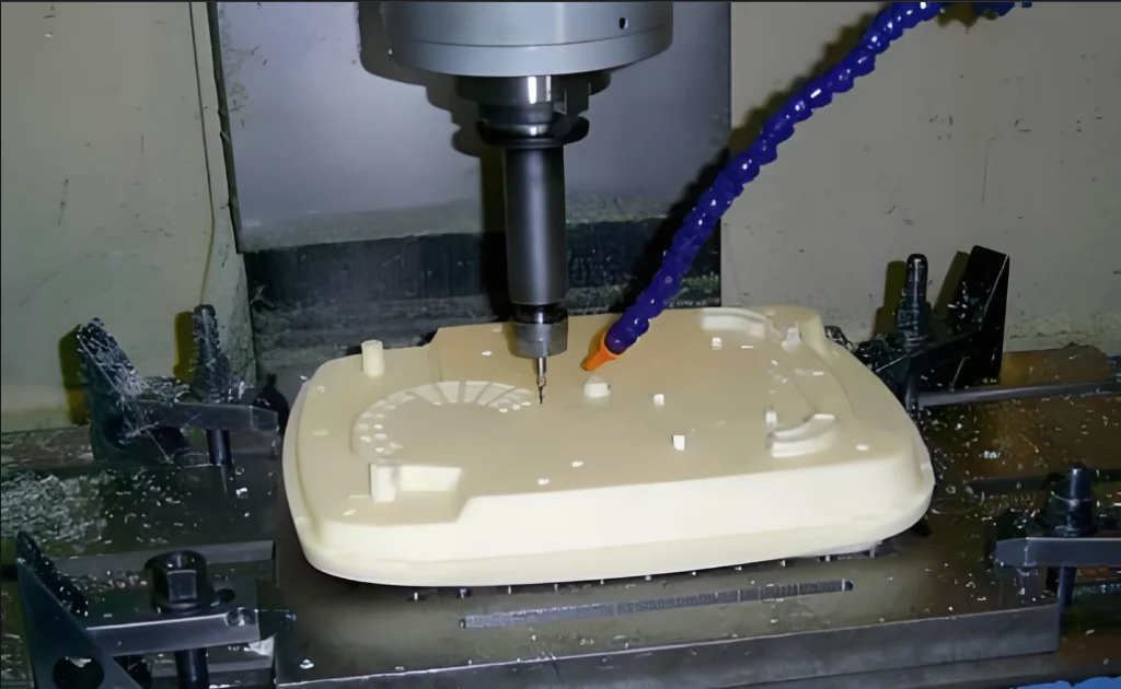 Precision CNC machining of plastic components
