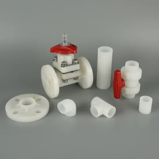 Pump and valve components made from POM