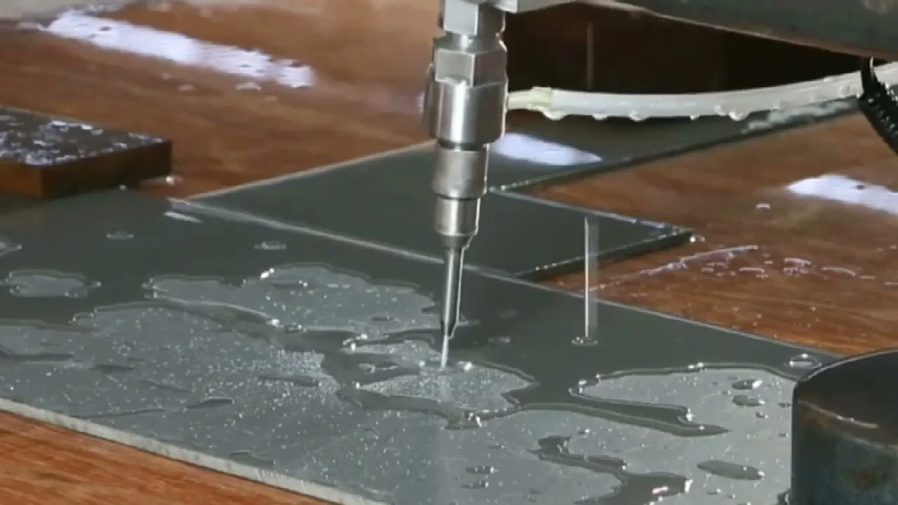 Waterjet cutting in fabrication process