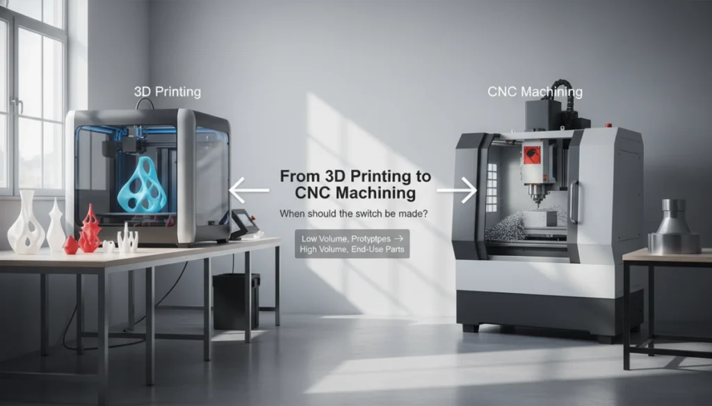 CNC vs 3D tisk Od 3D tisku k CNC obrábění 1