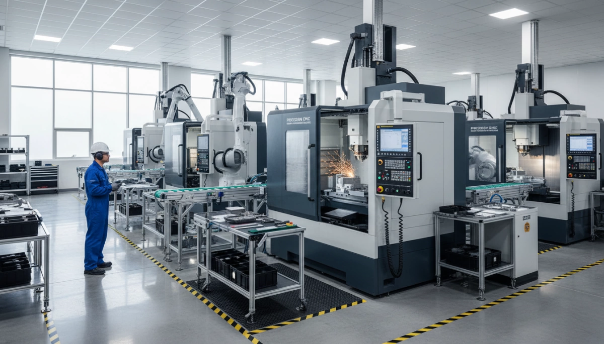 Precision CNC machining for automation and robotic 1