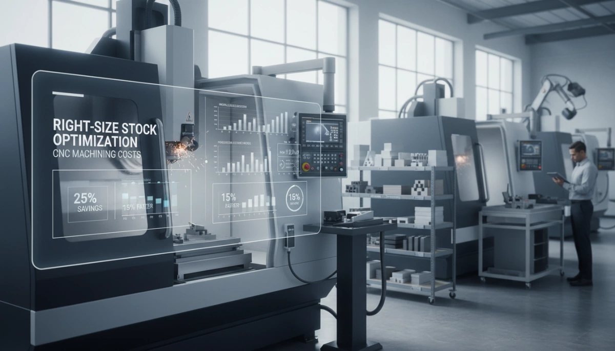 Optimisation de la taille des stocks et coûts de fraisage CNC