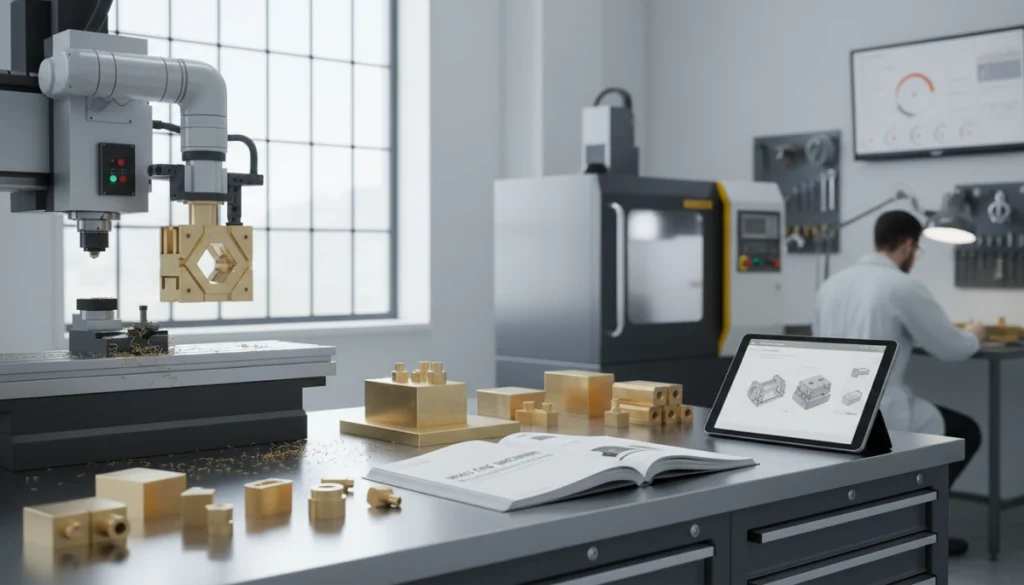 CNC obrábění mosazi pro elektrické a elektronické součástky 1