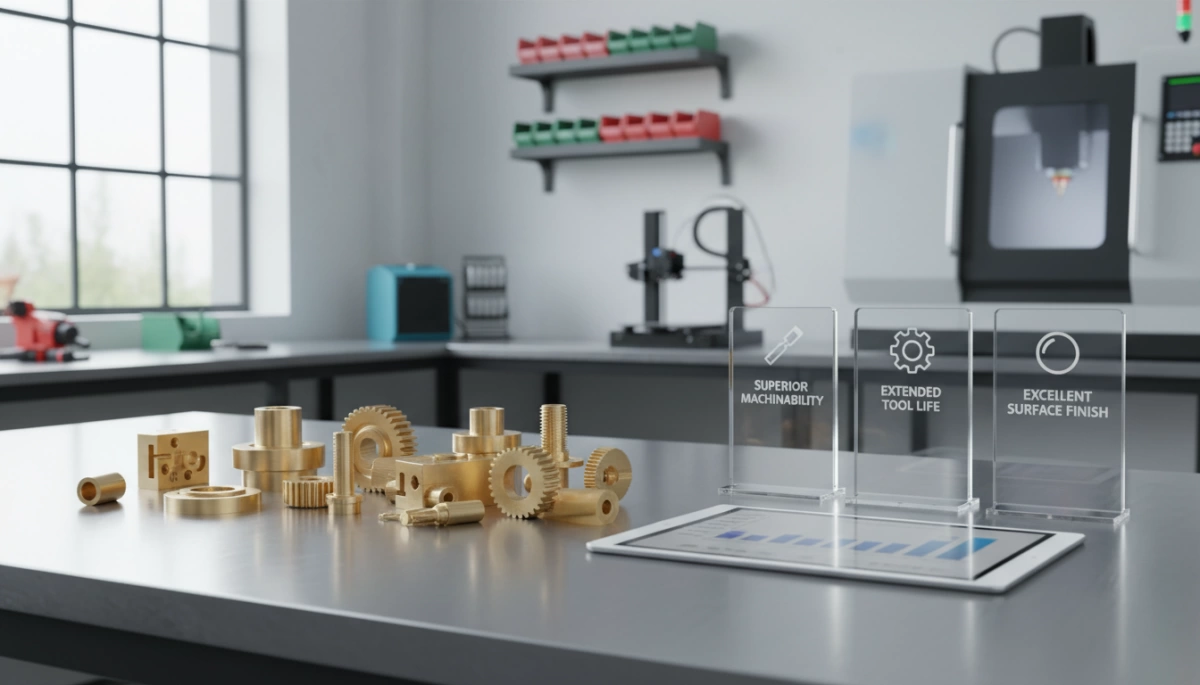 Quincaillerie architecturale en laiton usinage CNC poignées, charnières