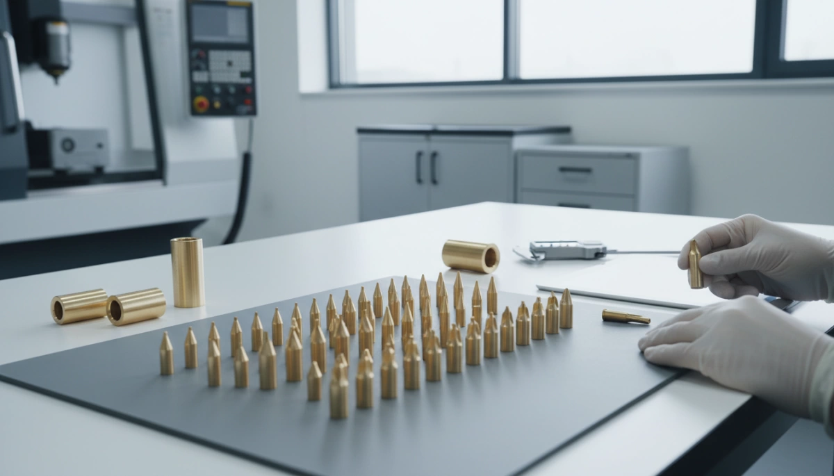 C360 free-cutting brass machining tips