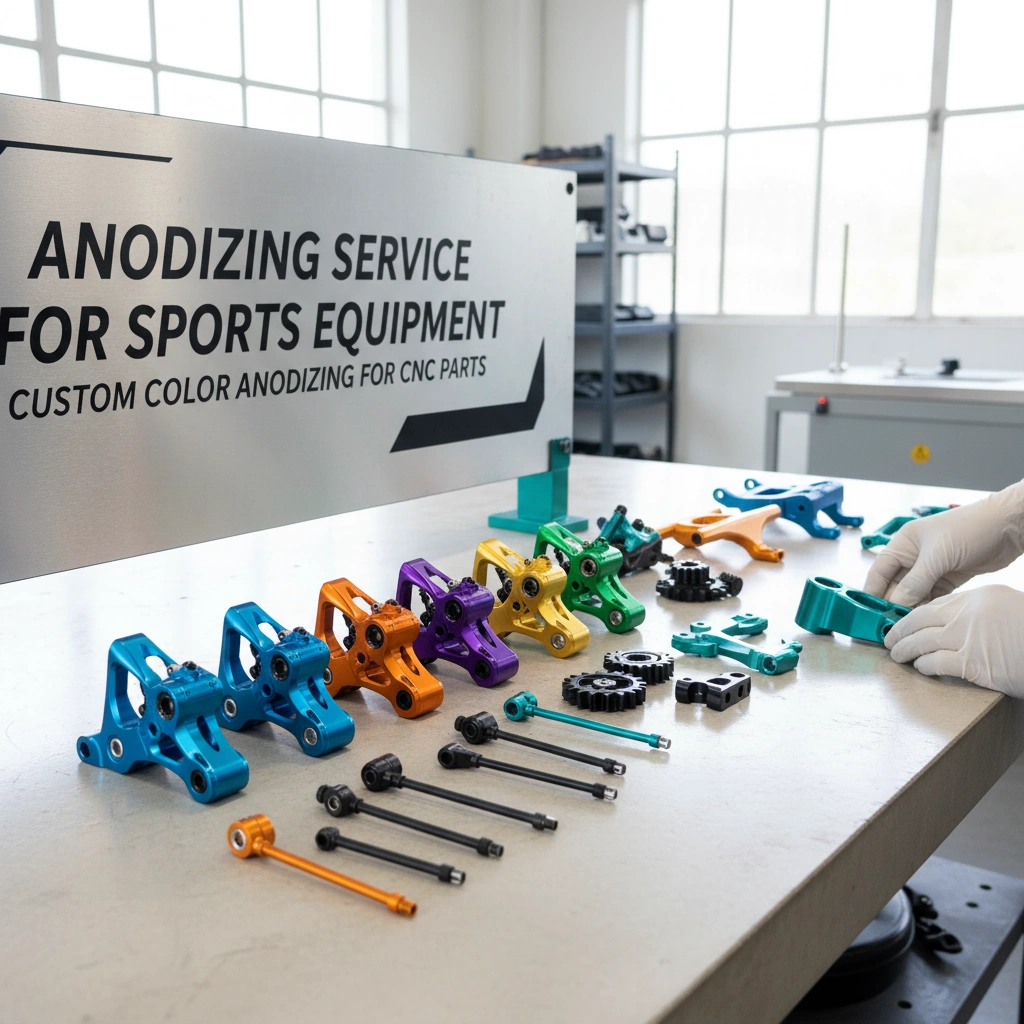Anodizing Service for Sports Equipment Custom CNC Color Parts