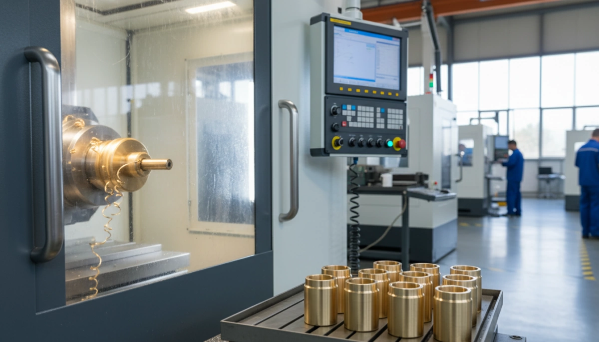 CNC Machining Brass Bushings for Low-Friction Fit