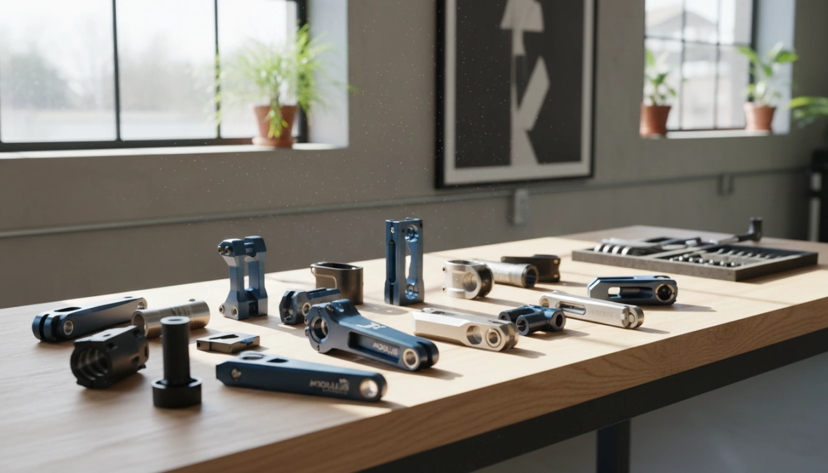 Modular CNC Machined Bike Accessories Design