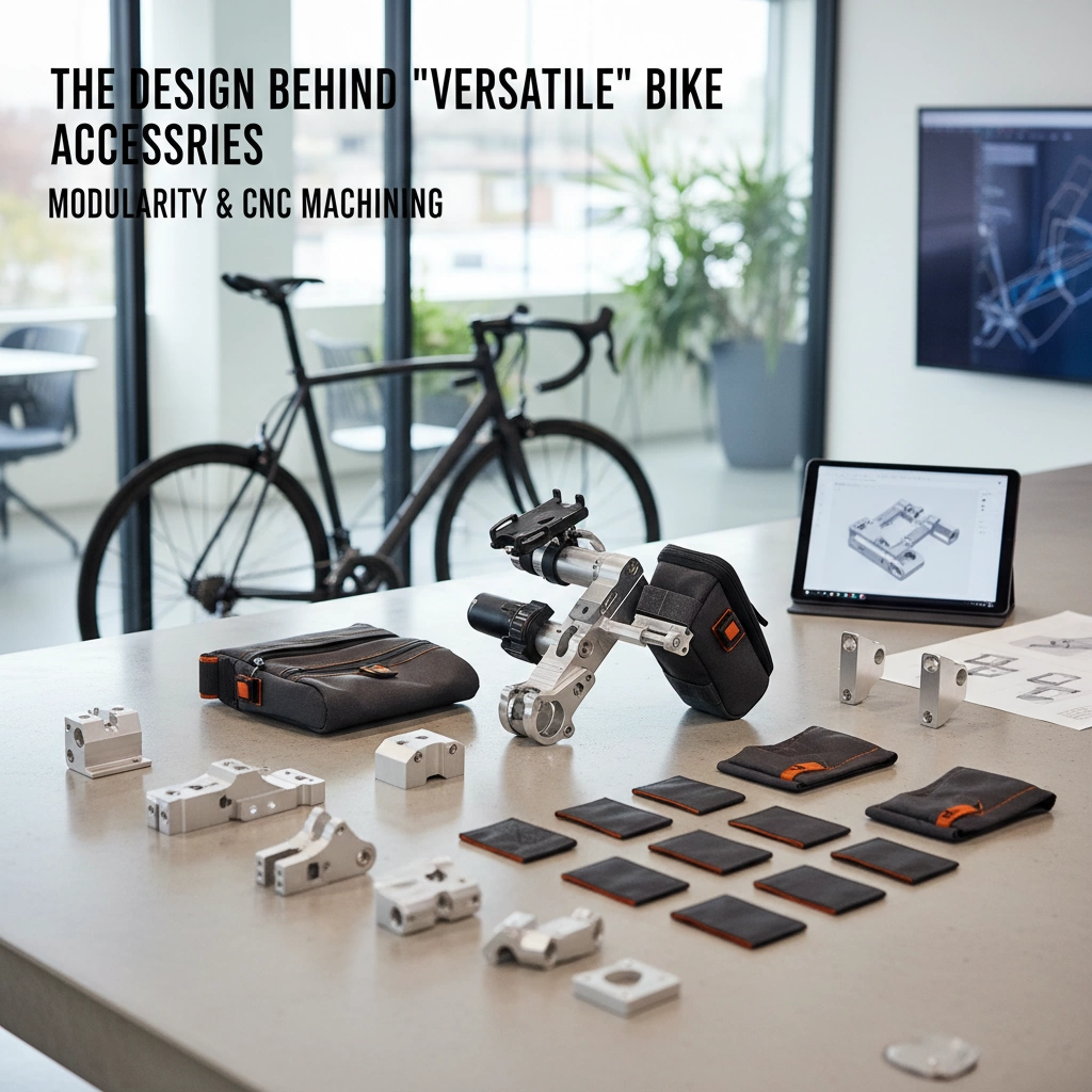 CNC Machined Modular Bicycle Mounts and Accessories