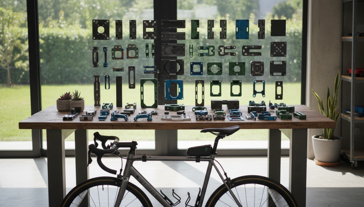 Versatile Bike Accessories Modular CNC Materials