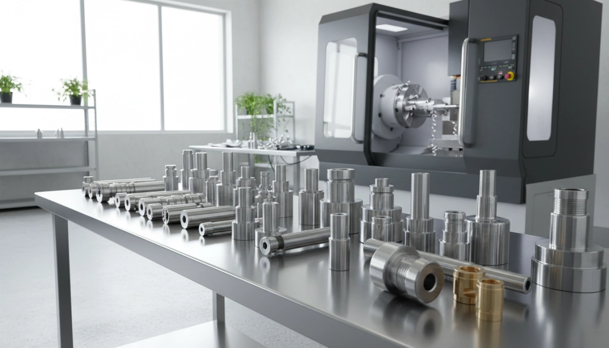 High Precision CNC Turning Metal Components BJGWvR