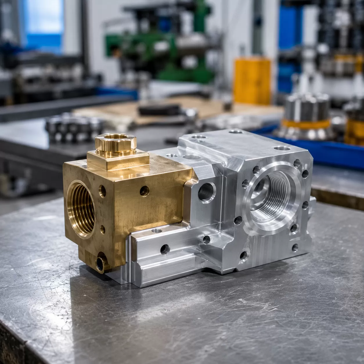 Brass-Aluminum CNC Galvanic Corrosion Prevention