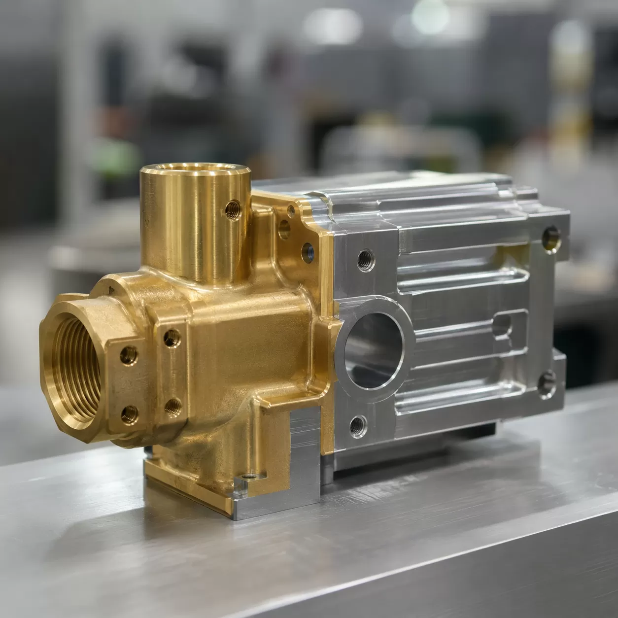 Brass-Aluminum CNC Galvanic Corrosion Prevention