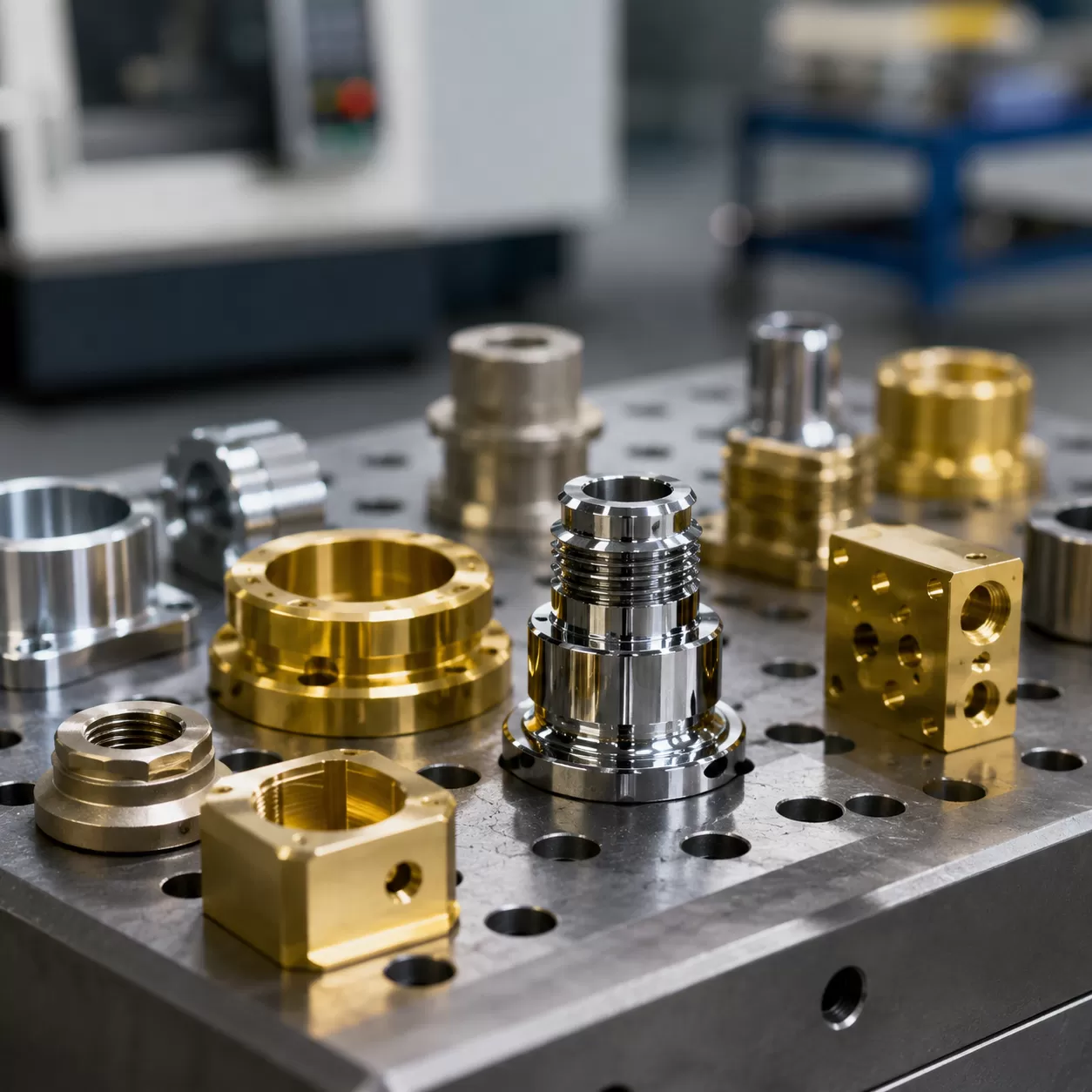 Brass Plating and Finishing for CNC Parts Nickel Chrome Gold